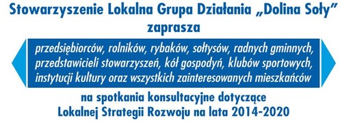 Zaproszenie na spotkanie konsultacyjne.